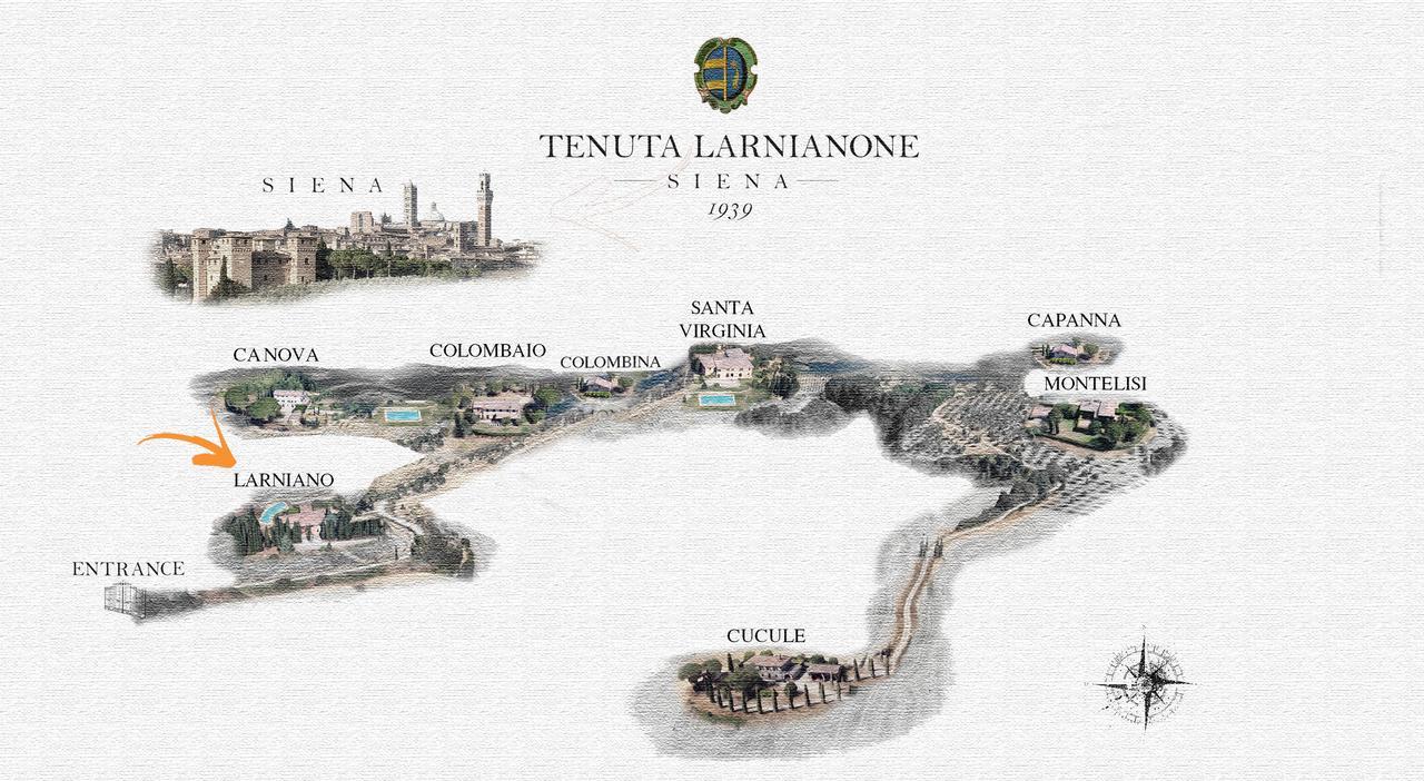 Villa Larniano Сієна Екстер'єр фото